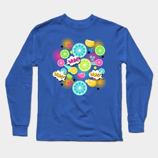 Pop Art Citrus Long Sleeve T-Shirt